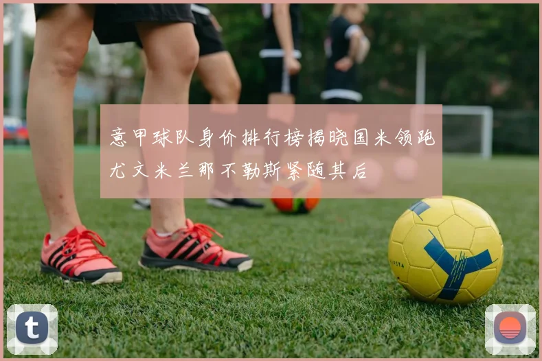 意甲球队身价排行榜揭晓国米领跑尤文米兰那不勒斯紧随其后